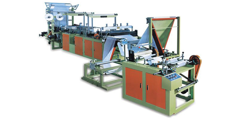 Computer Control Ribbon-throught Garbage Bag Making Machine