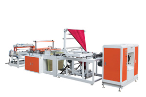 What is the purpose of the automatic bag rolling machine?